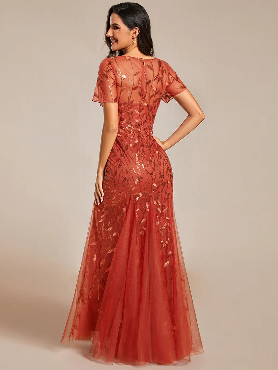 Wholesale Sequin Shiny Fishtail Tulle Dresses for Party