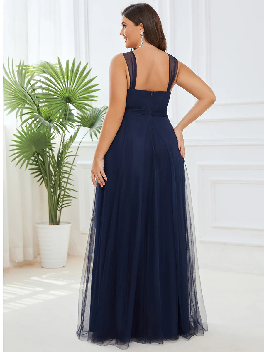 Plus Size Wholesale Tulle Bridesmaid Dresses for Women