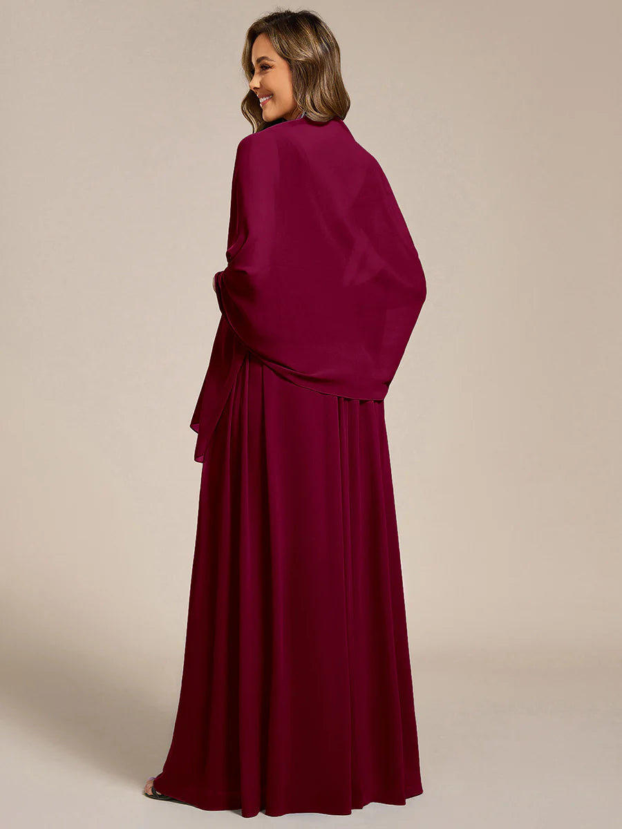 Elegant Chiffon Shawl for Special Occasions
