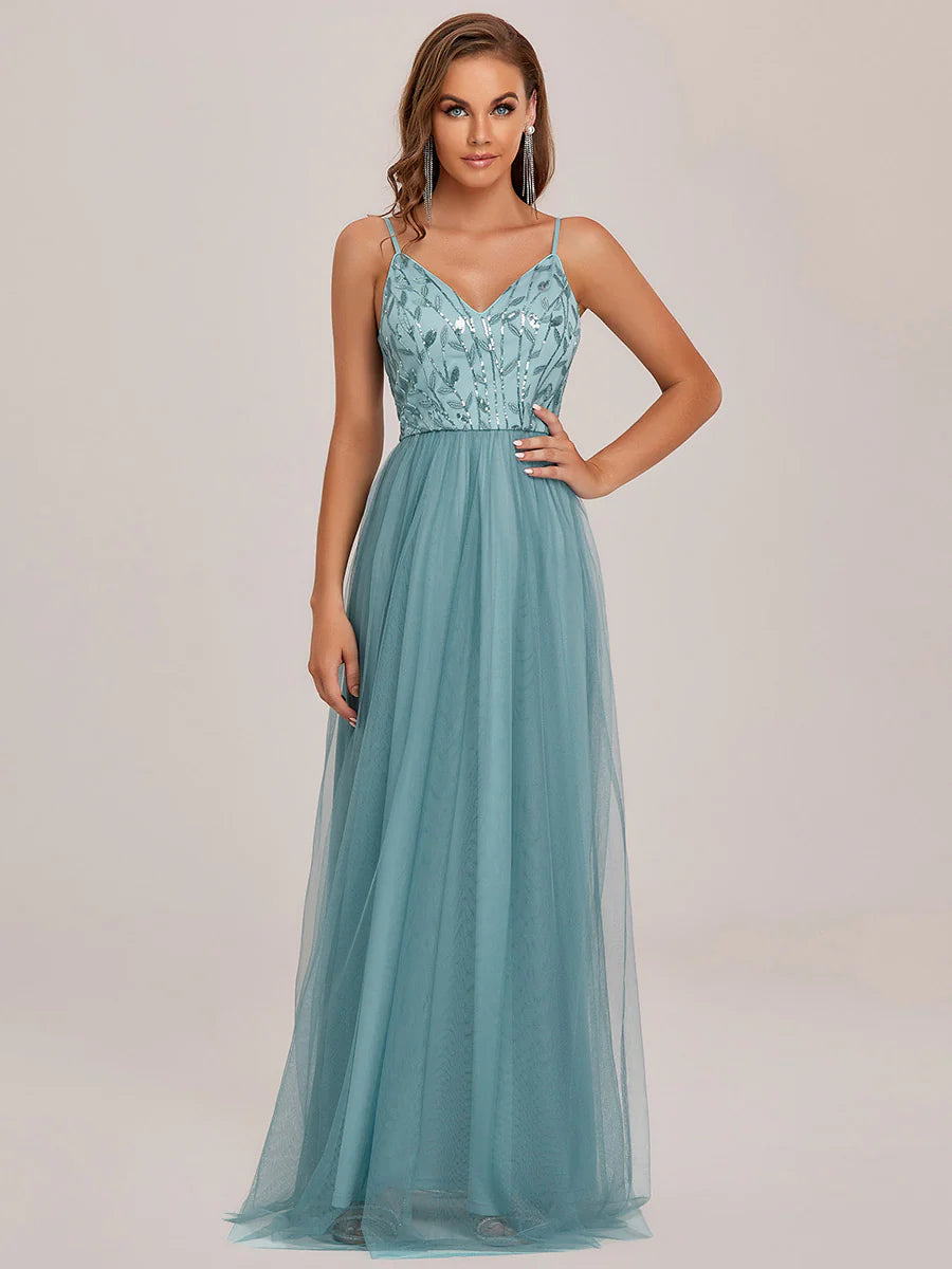 Adorable A Line Silhouette Floor Length Wholesale Evening Dress