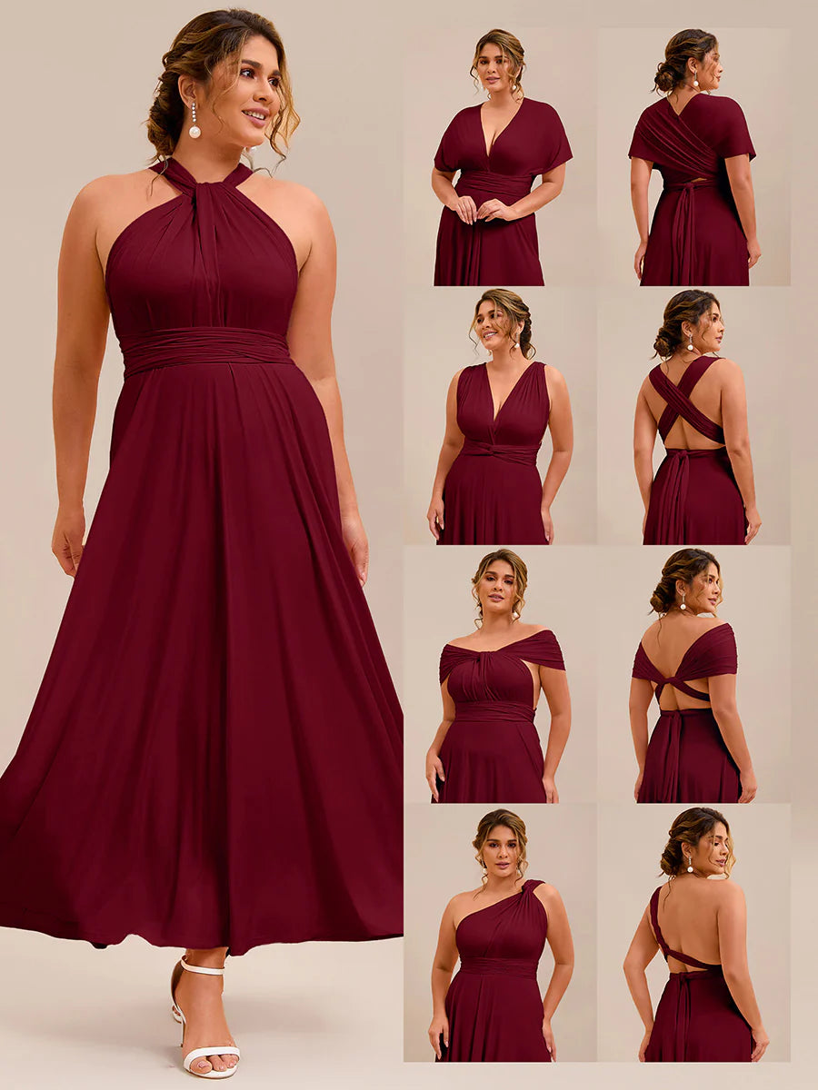 72 Styles Infinity Dress Multiway Bridesmaid Dress with Tube Top(Not Padded)