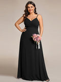 Wholesale Plus Size A-Line Sleeveless Evening Dress