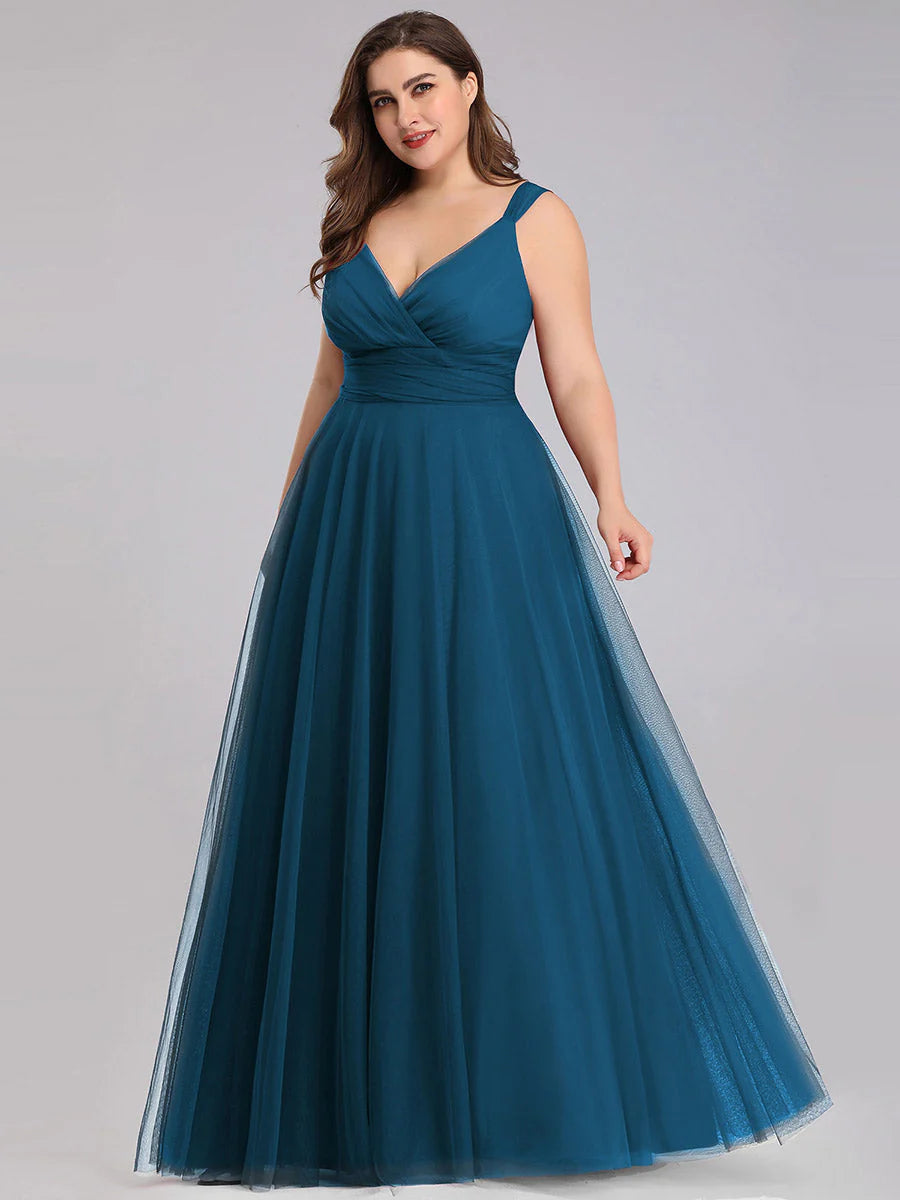 Plus Size Wholesale Tulle Bridesmaid Dresses for Women