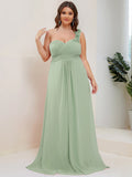 One Shoulder Plus Size Wholesale Chiffon Bridesmaid Dresses