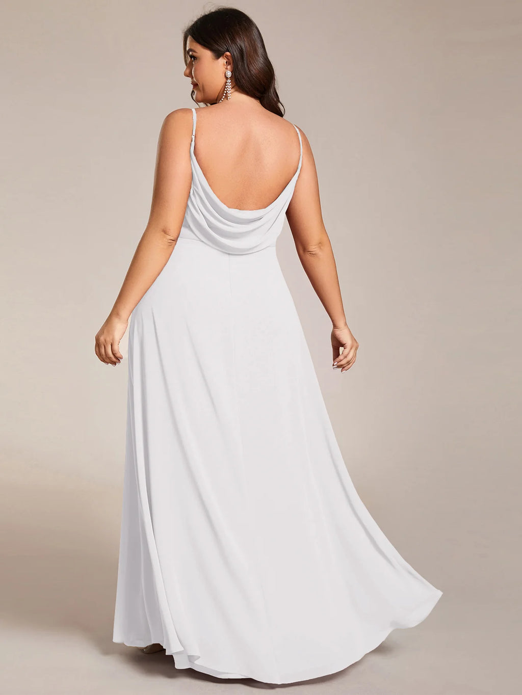 Wholesale Plus Size A-Line Sleeveless Evening Dress