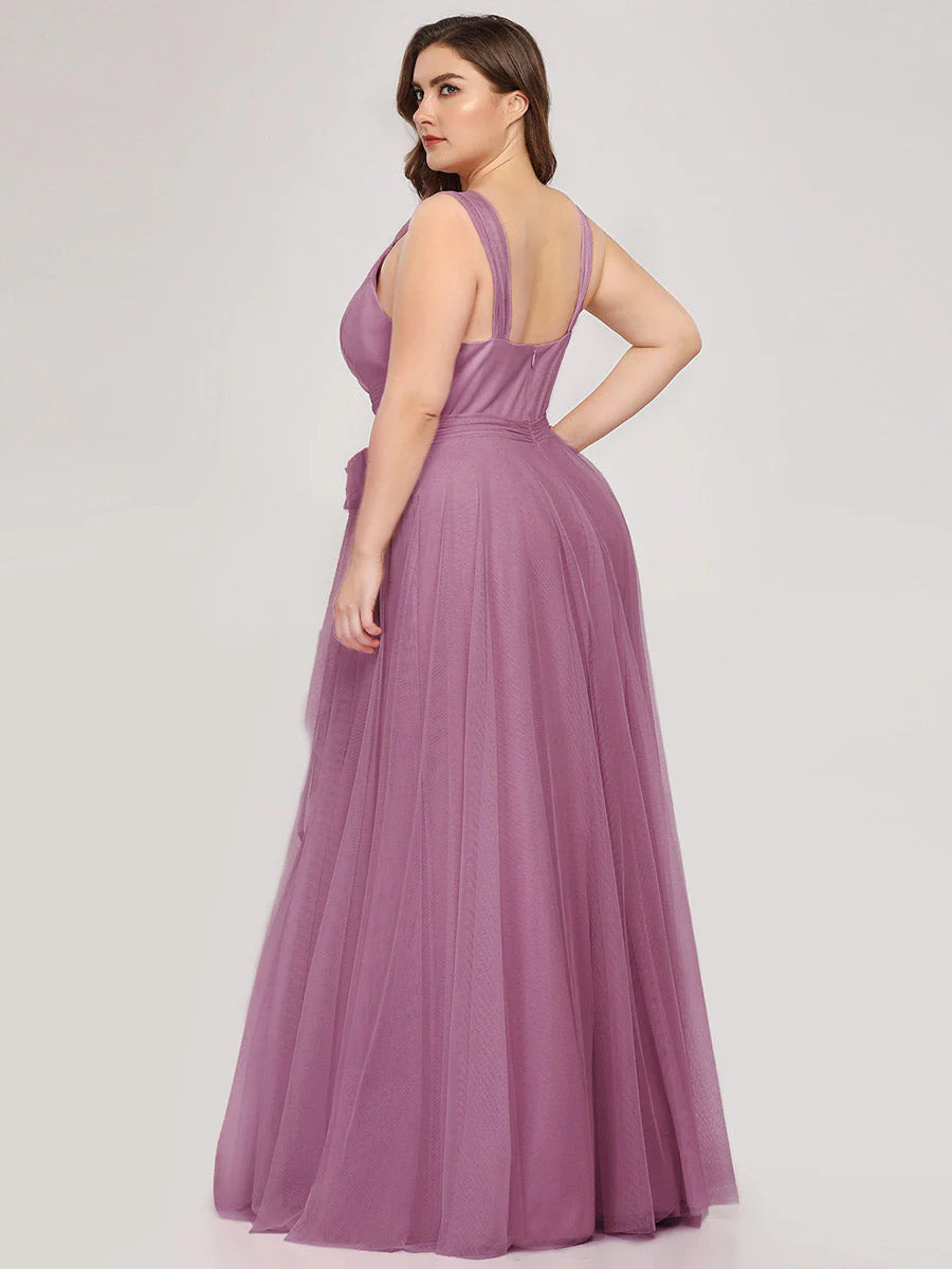 Plus Size Wholesale Tulle Bridesmaid Dresses for Women