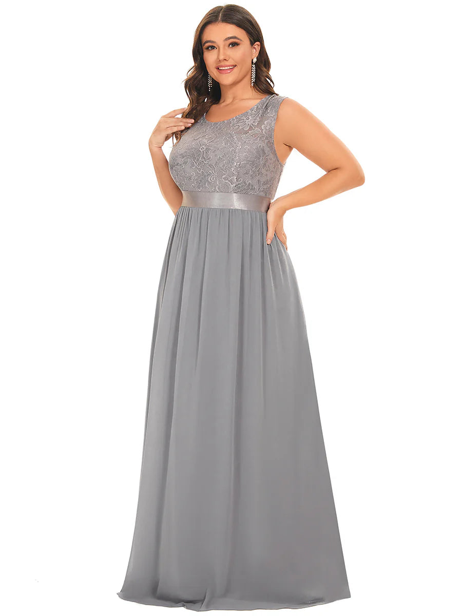 Wholesale Plus Size Fahion Lace Bridesmaid Dresses