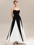 Wholesale Pricing Strapless Adjustable Spaghetti Straps A-Line Floor Length Wedding Guest Dresses