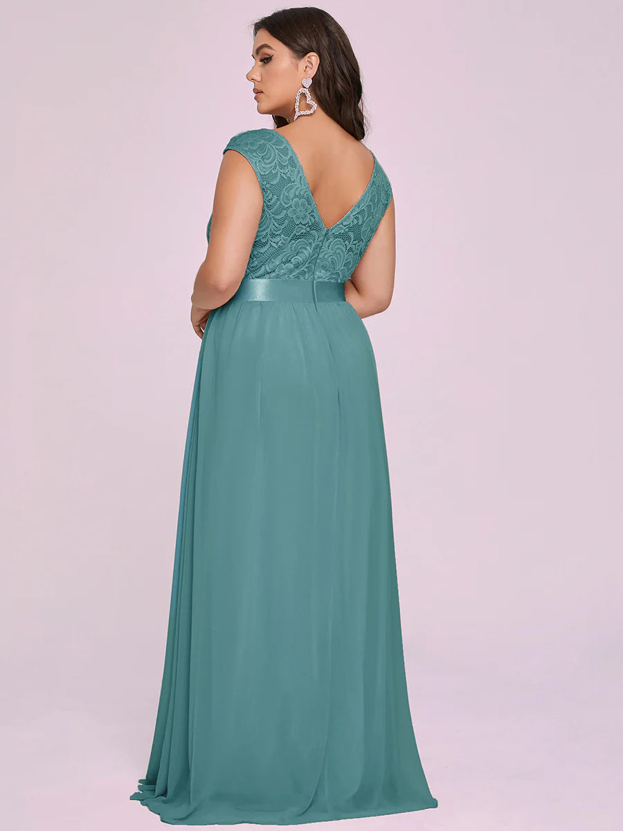 Wholesale Plus Size Fahion Lace Bridesmaid Dresses