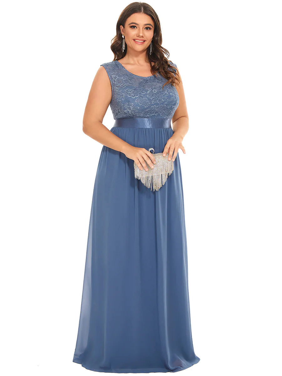Wholesale Plus Size Fahion Lace Bridesmaid Dresses